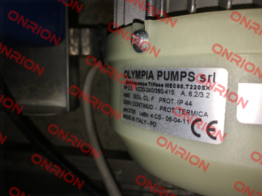 MEC80.T220SX   OLYMPIA PUMPS