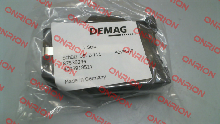 87536244 / DSUB-111 42V50HZ Mannesmann-Demag