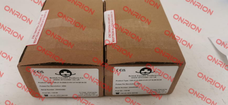 725I-21-S-2500-D-HV-3-F-N-SX-N-CE Encoder Products Co